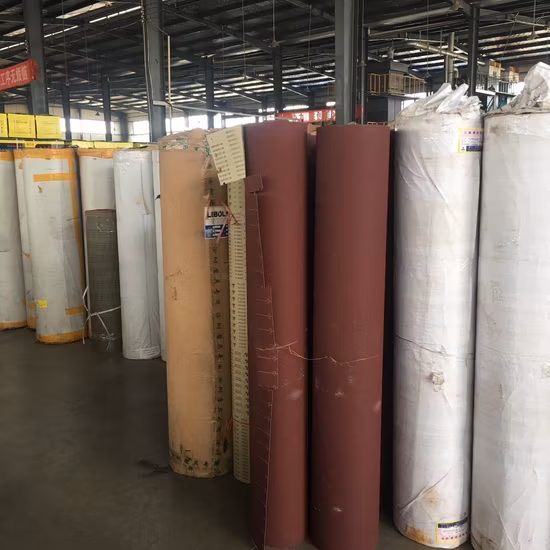 Grano de Pulido de metales de madera abrasivo de óxido de aluminio 40# 60# 80# 120# Paño de lijado abrasivo de rollo enorme