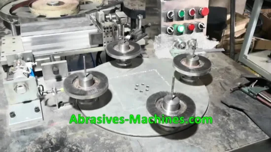 Máquina de fabricación de ruedas de aletas montadas de alta calidad iSharp Abrasives en China