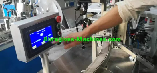 Máquina de fabricación de ruedas de aletas directa de fábrica, máquina cortadora de ruedas de aletas abrasivas