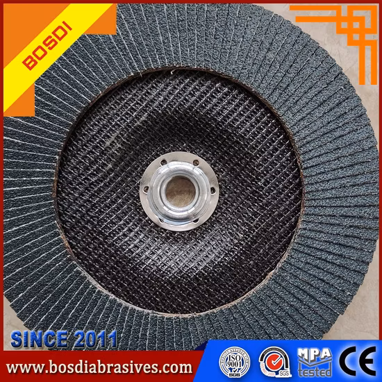 Disco de láminas con paño de lija cerámico Vsm para acero inoxidable u otro metal